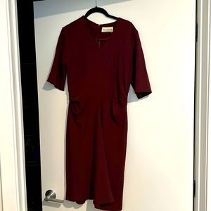 Burgundy MM LaFleur Dress Size 8